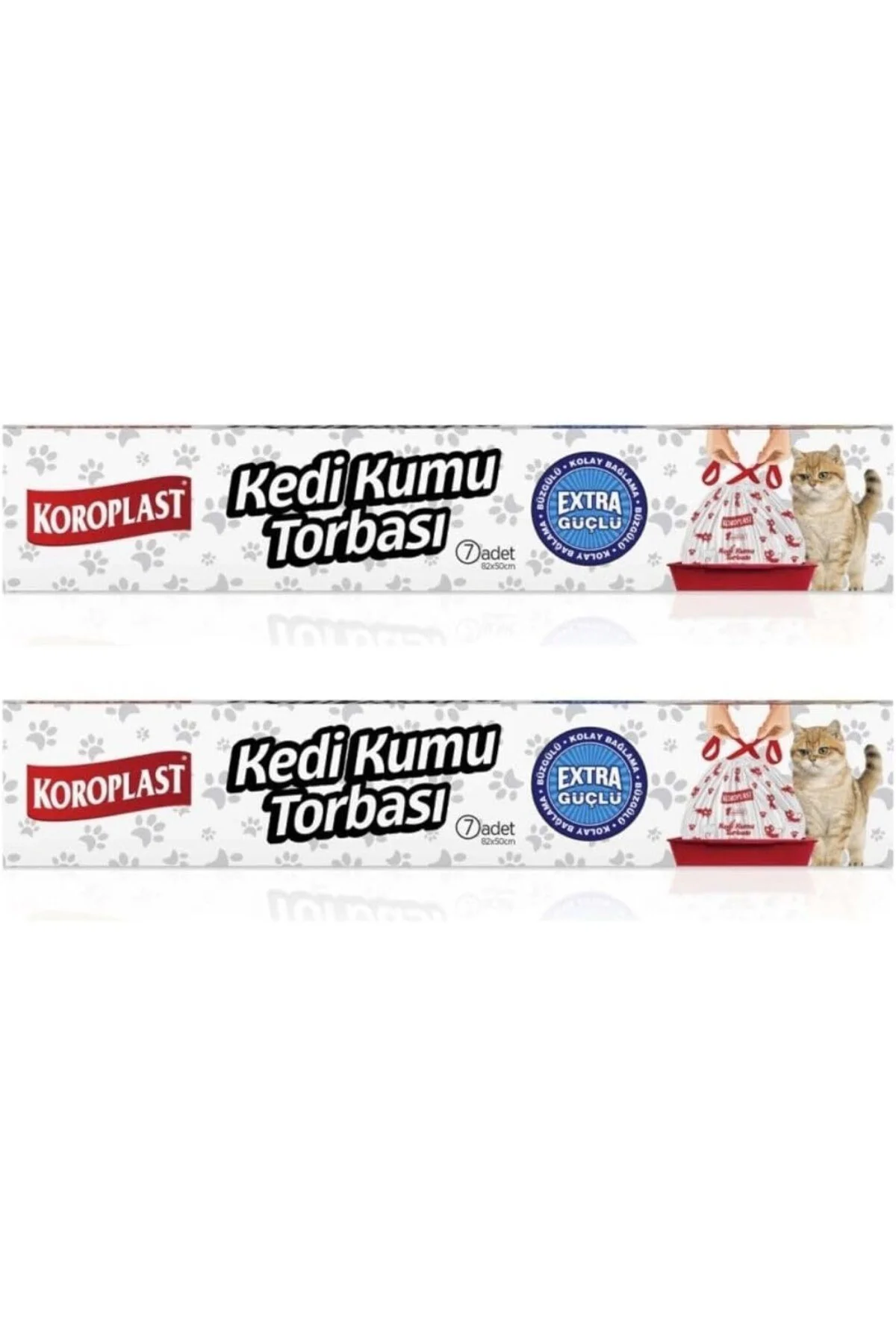 Kedi Kumu Torbası Poşeti Temizlik Evcil Hayvan Hijyen 2 Adet
