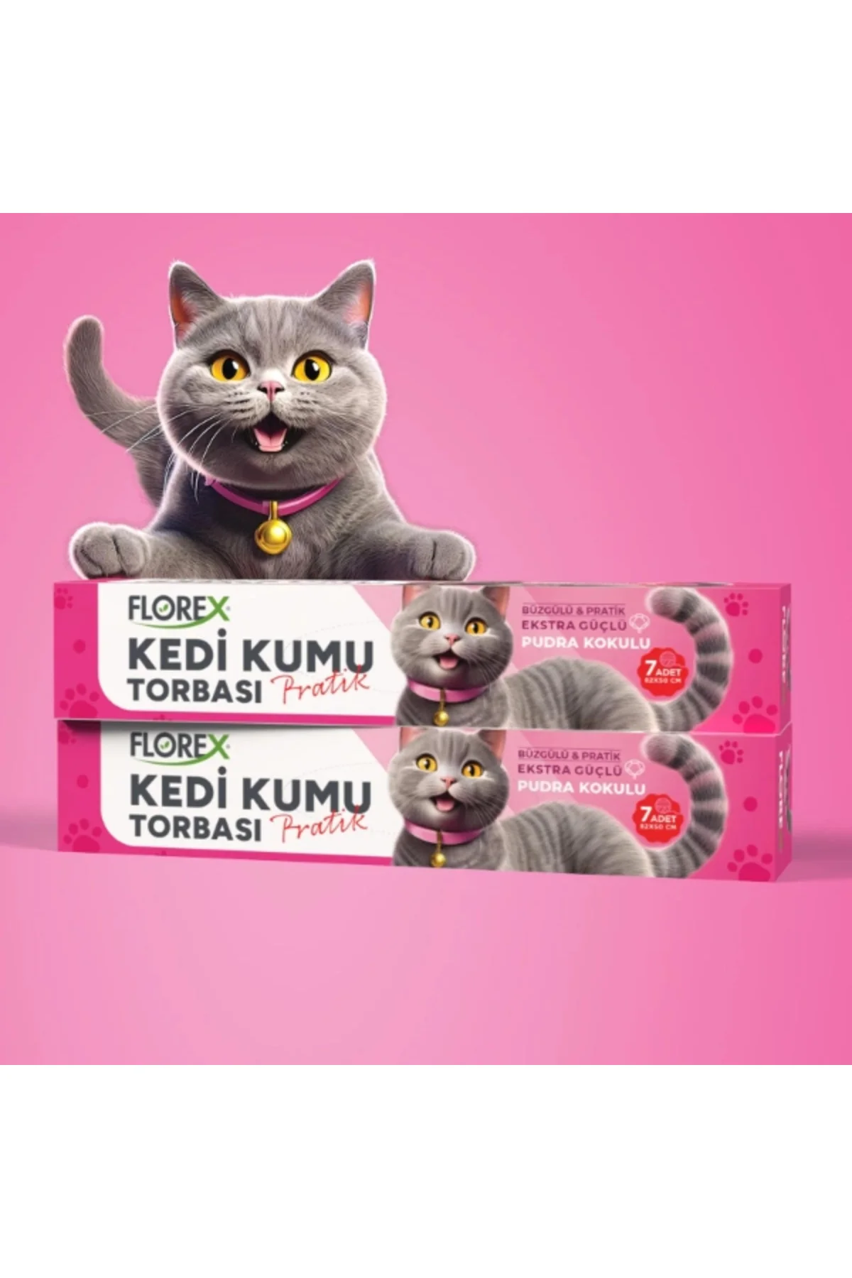 Kedi Kumu Torbası Pudra Kokulu