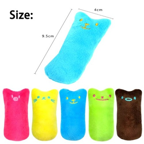 Kedi Otu Dolgulu Renkli Peluş Kedi Oyuncağı - Sağlam ve Yumuşak K Kedi Otu Dolgulu Renkli Peluş Kedi Oyuncağı - Sağlam ve Yumuşak K