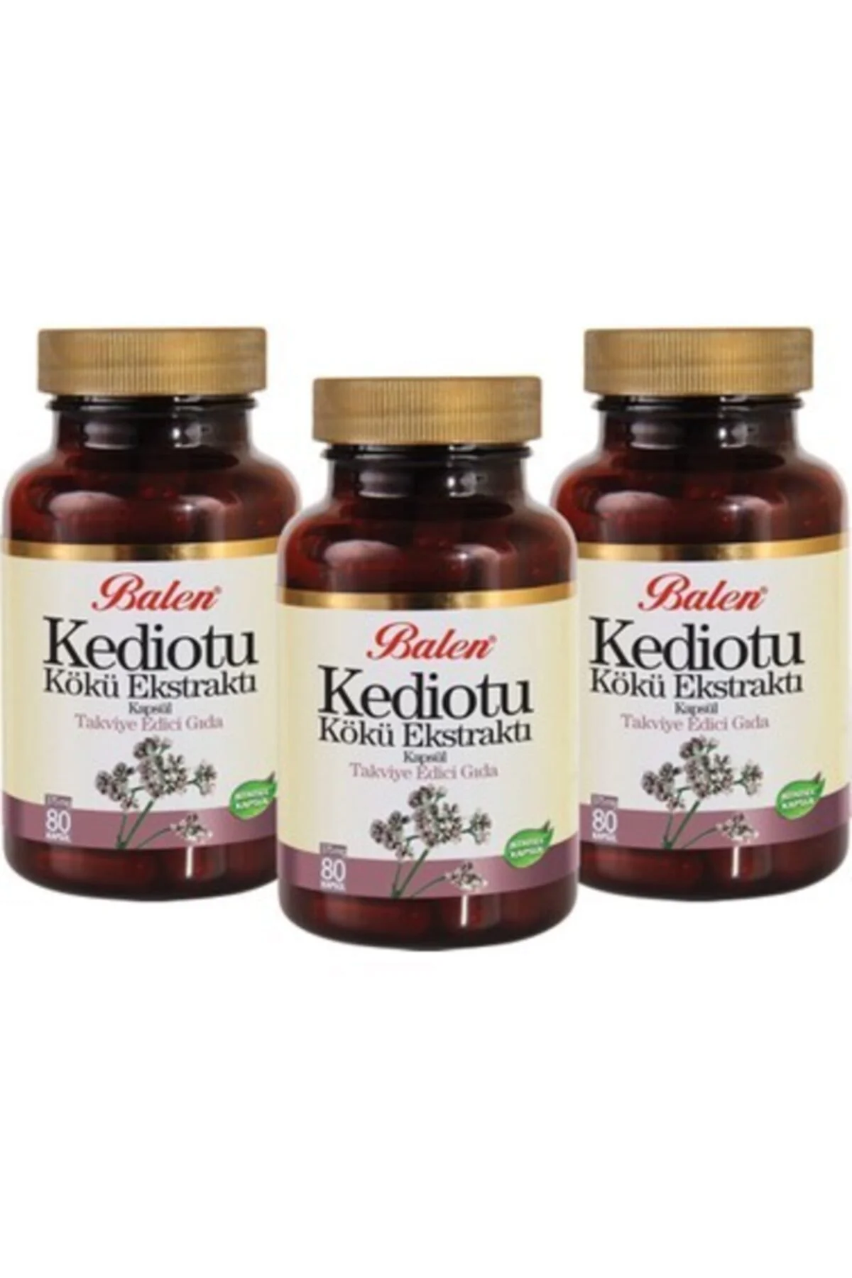 Kedi Otu Ekstraktı Kapsül 375mg*80 3 Adet
