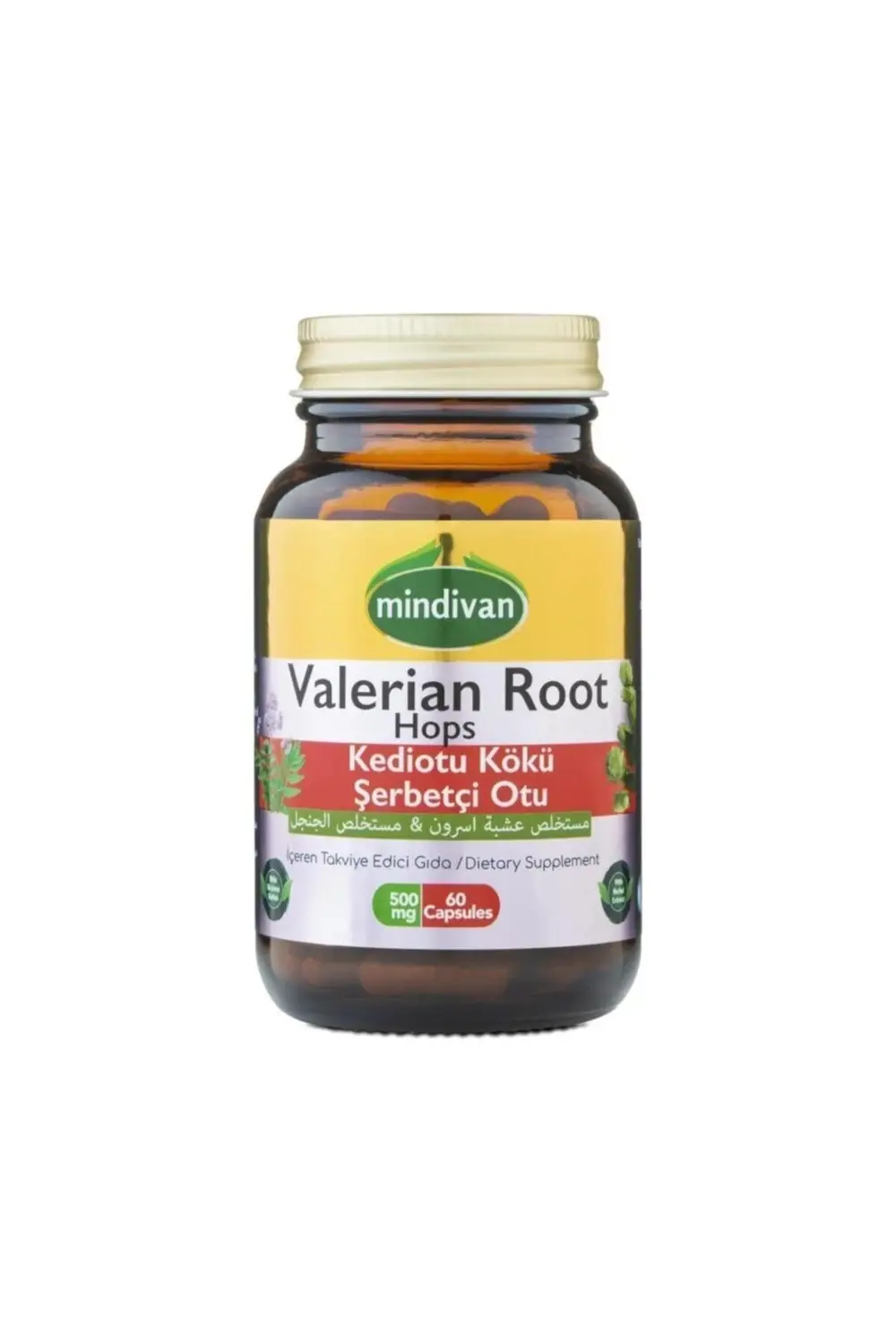 Kedi Otu Ekstresi Şerbetçi Otu Ekstresi 60 Kapsül 500 mg