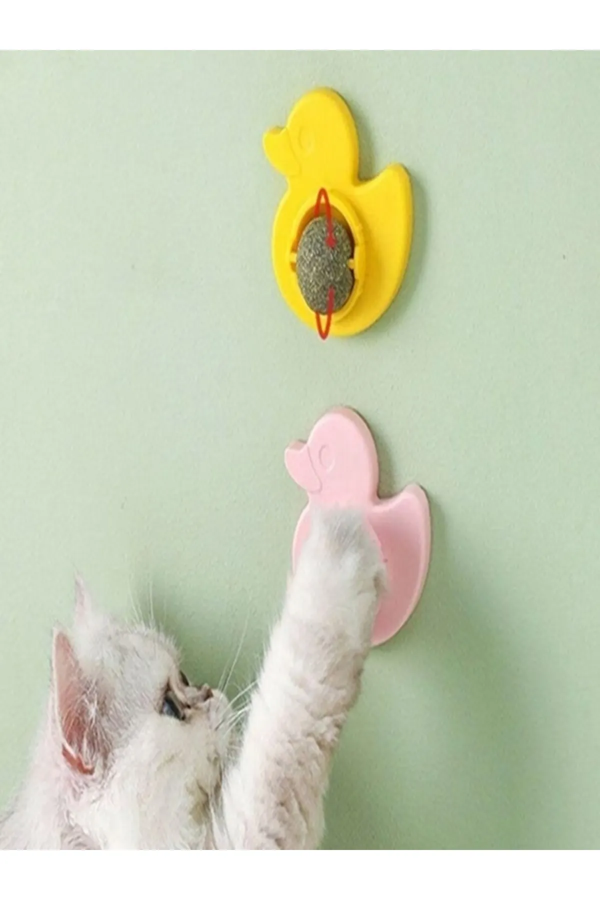 Kedi Otu Dolgulu Dayanıklı Kedi Oyuncak Topu