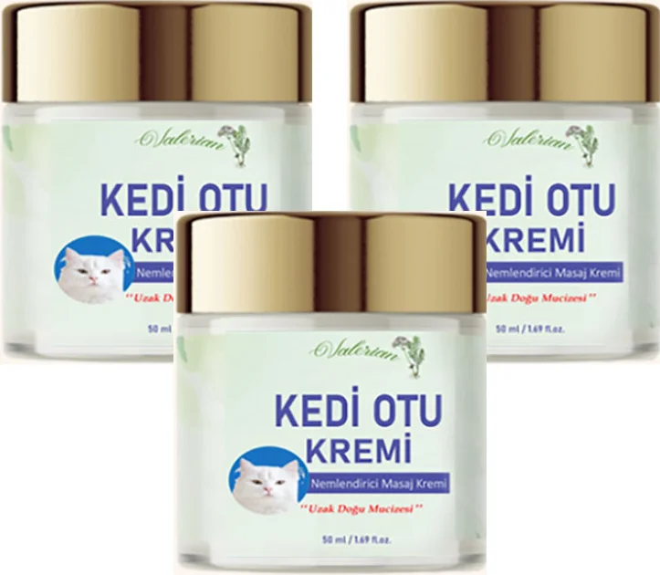 Kedi Otu Kremi 50 ml Kafur Ağacı Yağlı — Evcil Hayvanlar İçin Rahatlatıcı Bakım (3 Adet)