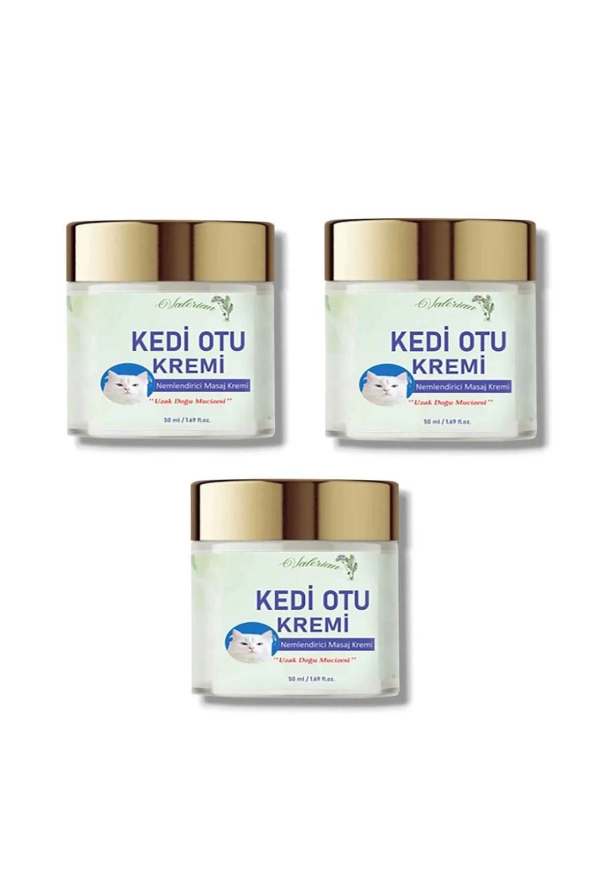 Kedi Otu Kremi - Uzak Doğu Mucizesi Doğal Rahatlatıcı Etki 50 ML 3 Adet