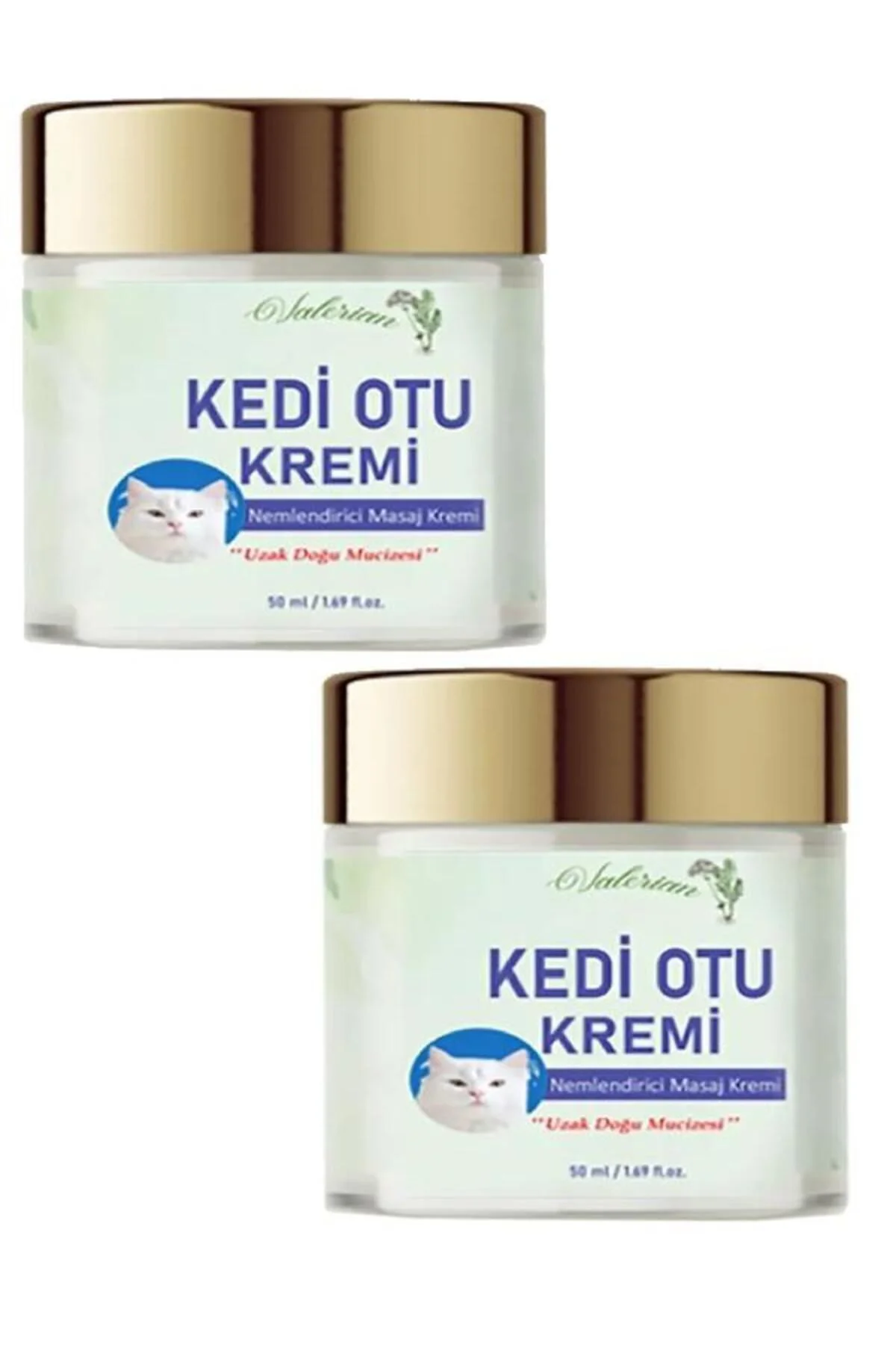 Kedi Otu Masaj Bakım Kremi 50ml 2 Adet – Yüksek Etkili Rahatlatıcı Bakım