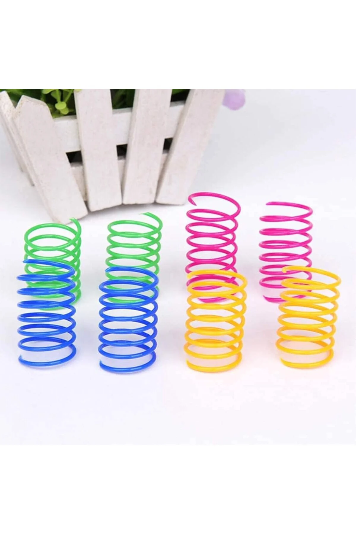 Kedi Oyuncağı İnteraktif, Spiral, Yaylı, Sağlıklı Plastik Kedi Oy