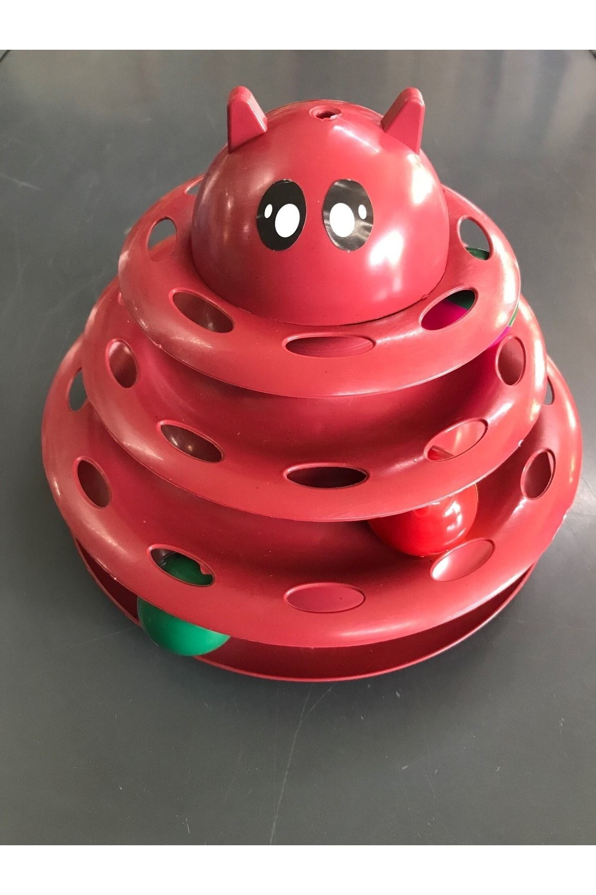 Ekvet Kedi Oyuncak Üç Katlı - Mavi