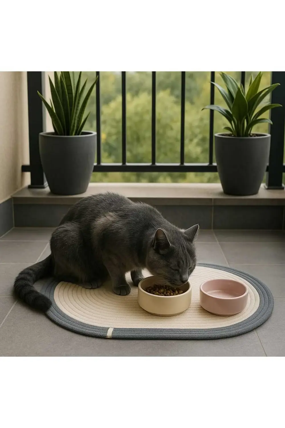 Kedi Paspası Kedi Mama Paspası 50x30 cm