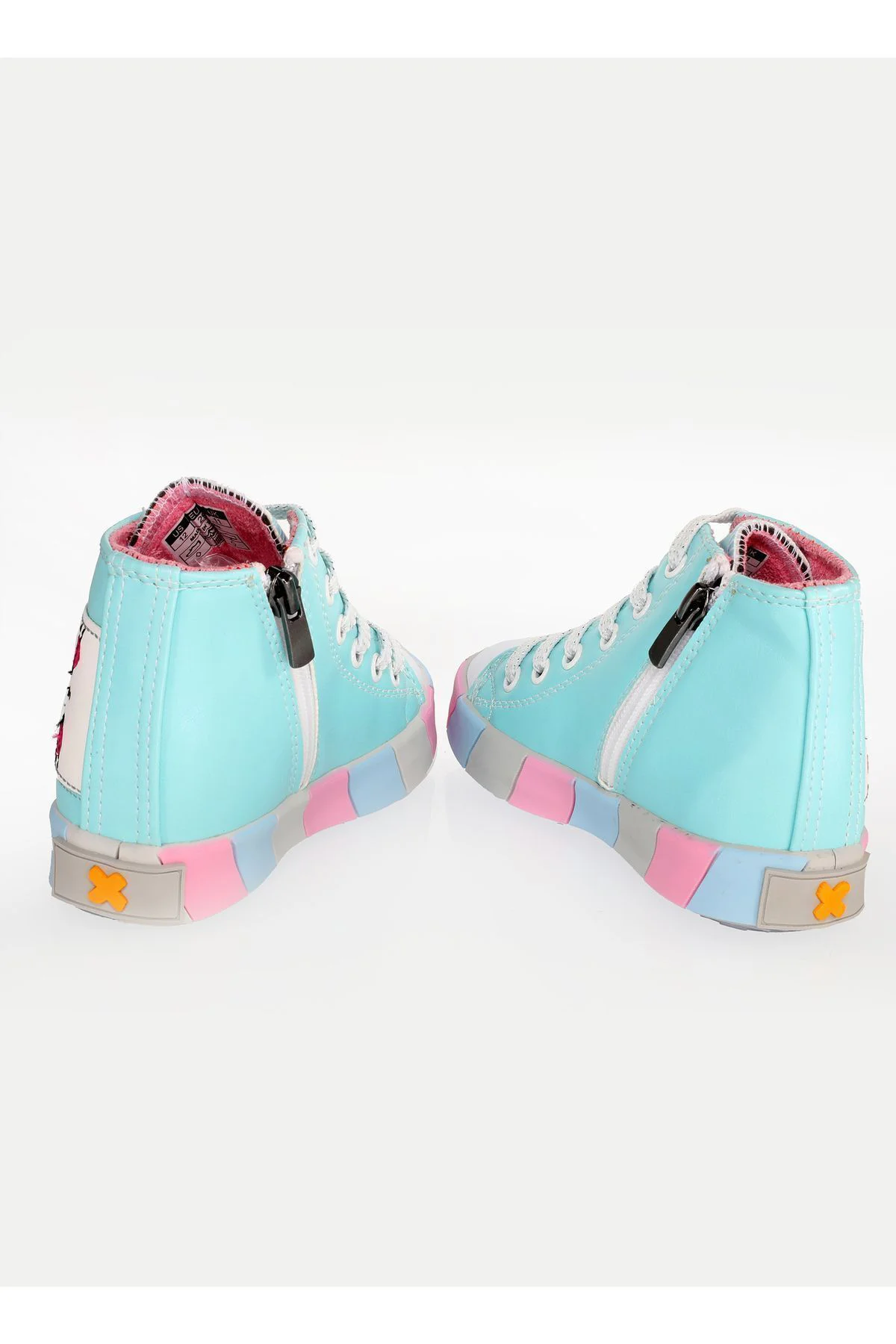 Kedi Prenses Mavi Kız Çocuk Sneakers - Görsel 3