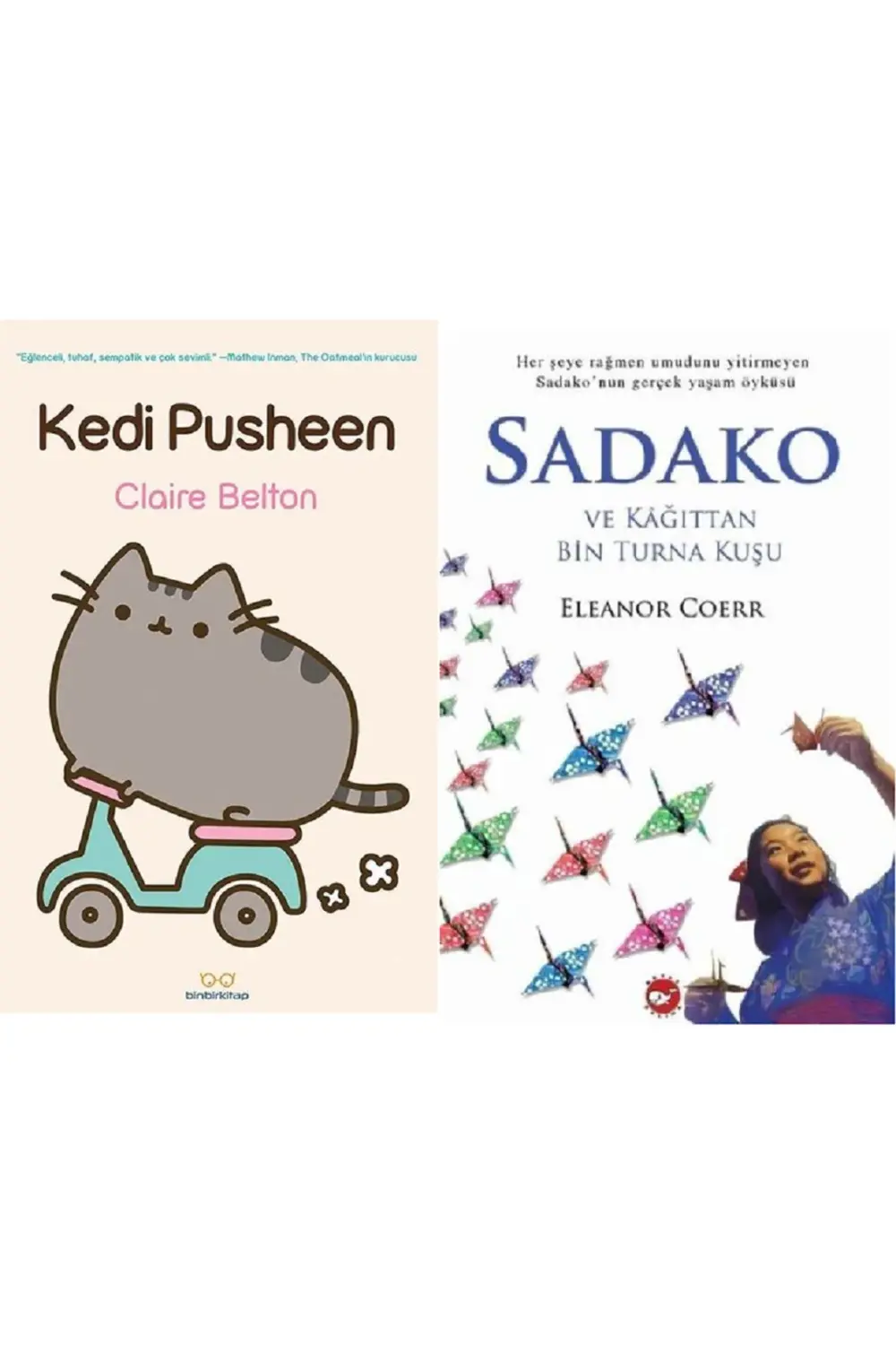 Kedi Pusheen + Sadako 2 Kitap Set