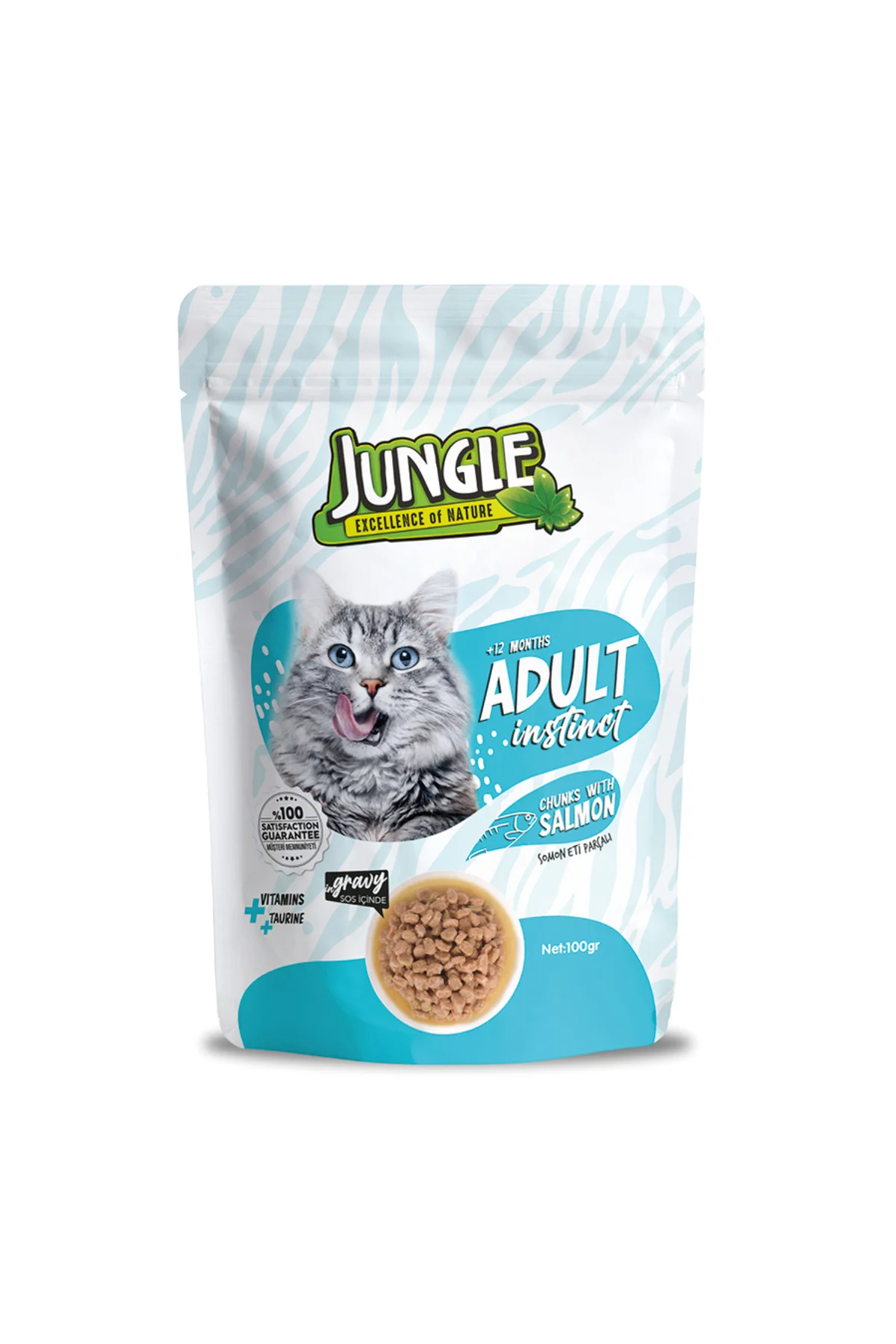 Kedi Somonlu 100 g Pouch