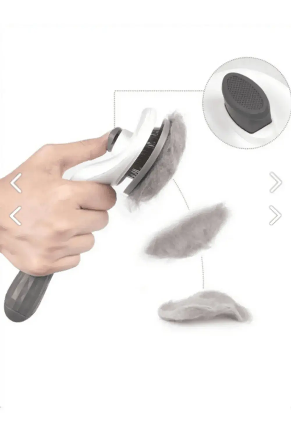 Kedi Tarağı Pet Tarağı Otomatik Temizlenen Tuşlu Evcil Hayvan Fır