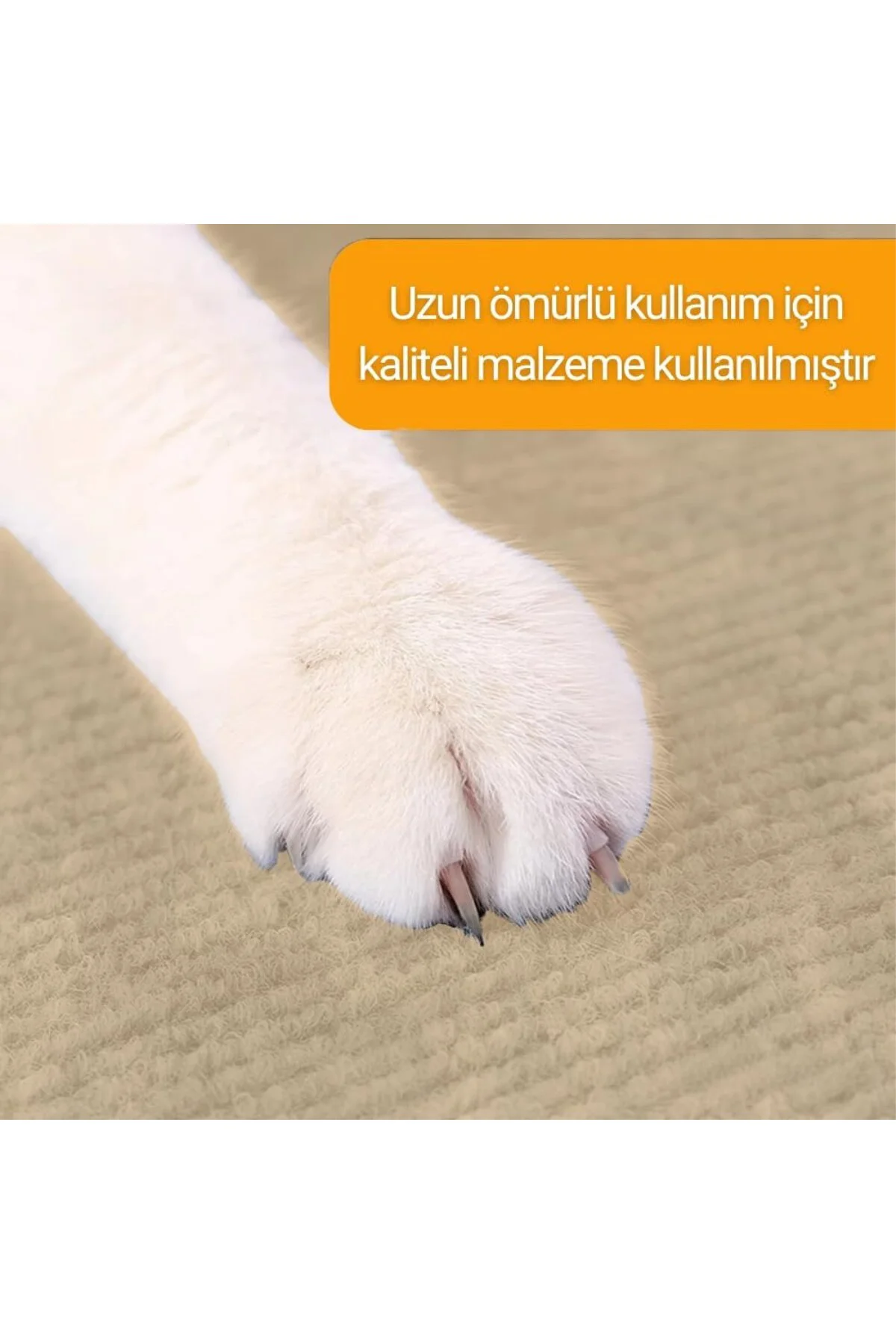 Kedi Tırmalama Halısı Yapışkanlı Her Yüzeye Uygulanabilir Kesileb