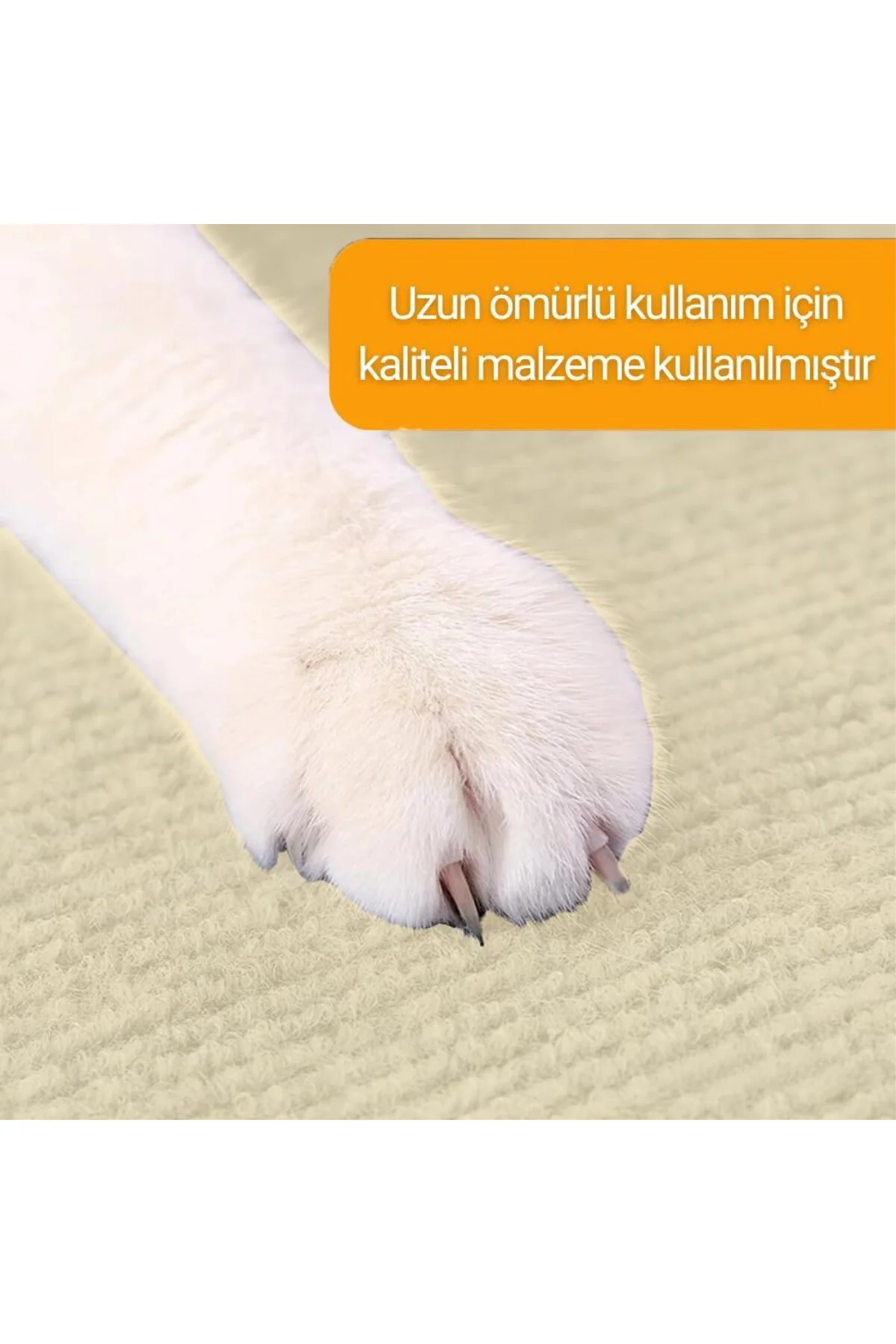 Kedi Tırmalama Halısı Yapışkanlı Her Yüzeye Uygulanabilir Kesileb