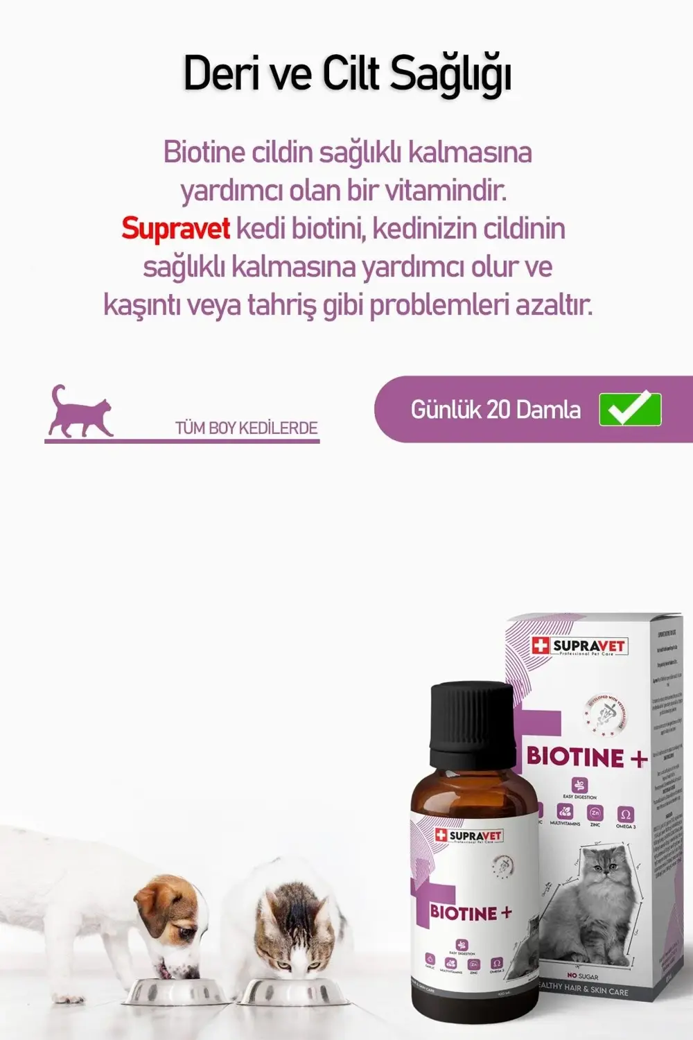 Supravet Kedi Tüy Döküm Önleyici Malt Macunu 100 Gr Biotine Tüy Dökülmesi