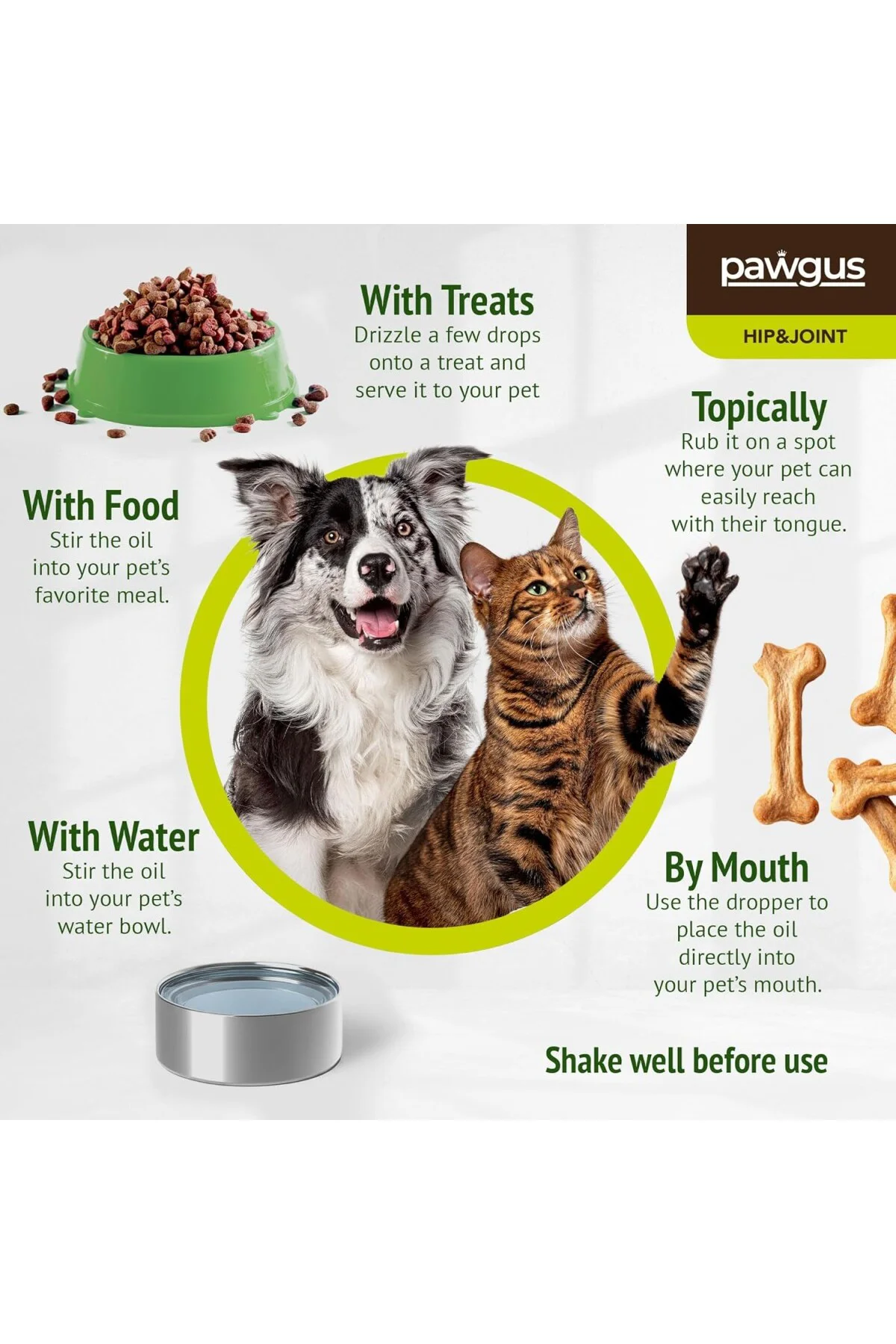 Kedi ve Köpek Kalça ve Eklem Sağlığı - Ağrı Yönetimi Glukozamin, Kondroitin, Boswellia, MS