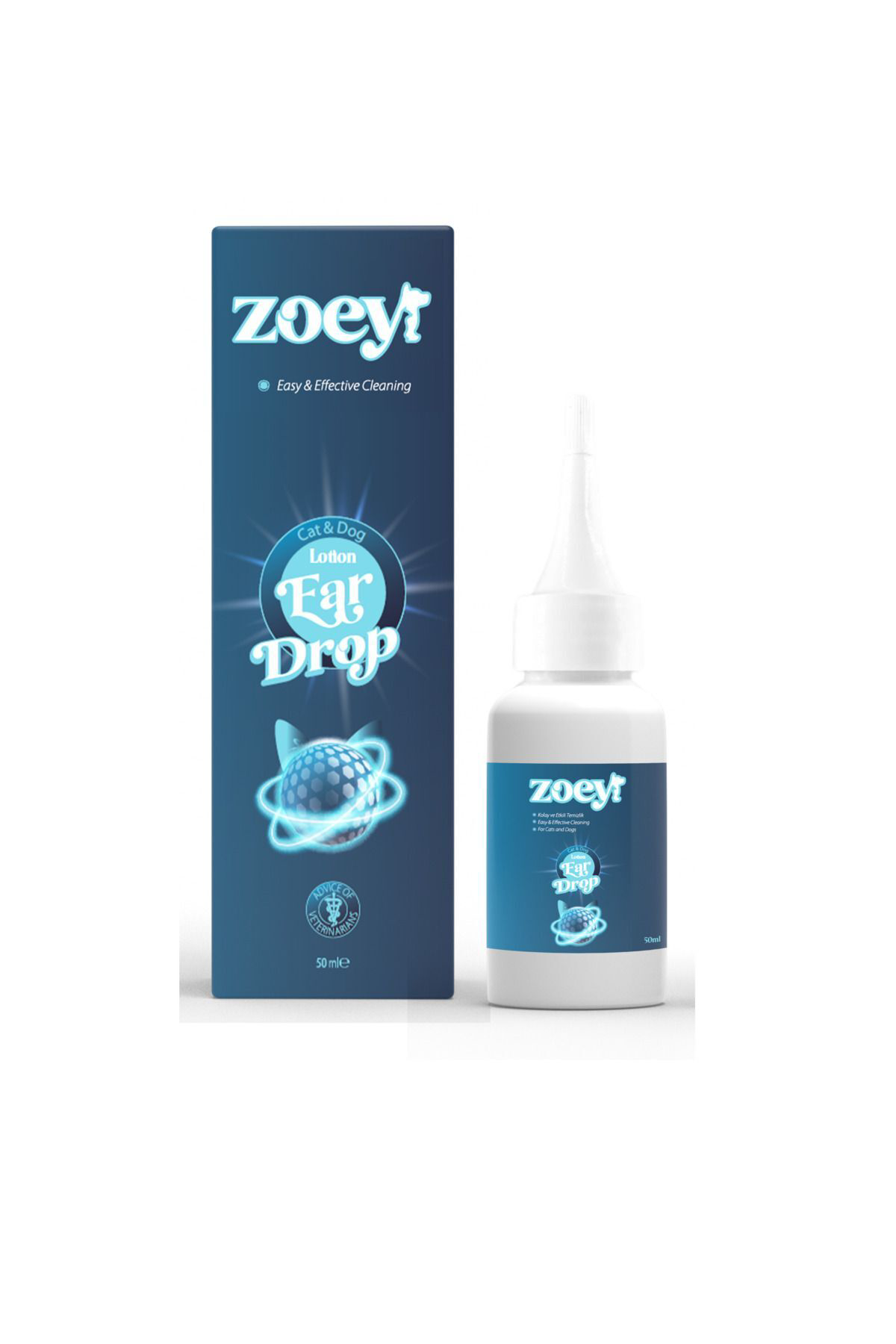 Zoey Pet Products Kedi Ve Köpek Kulak Temizleme Suyu Ear Drop