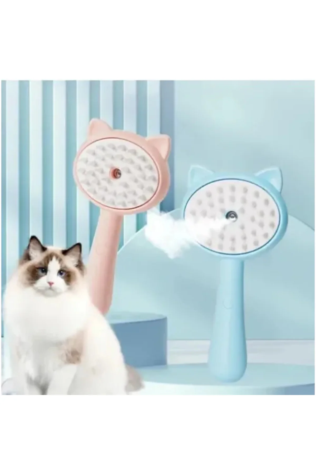 Kedi ve Köpekler İçin Buharlı Masaj Tarağı