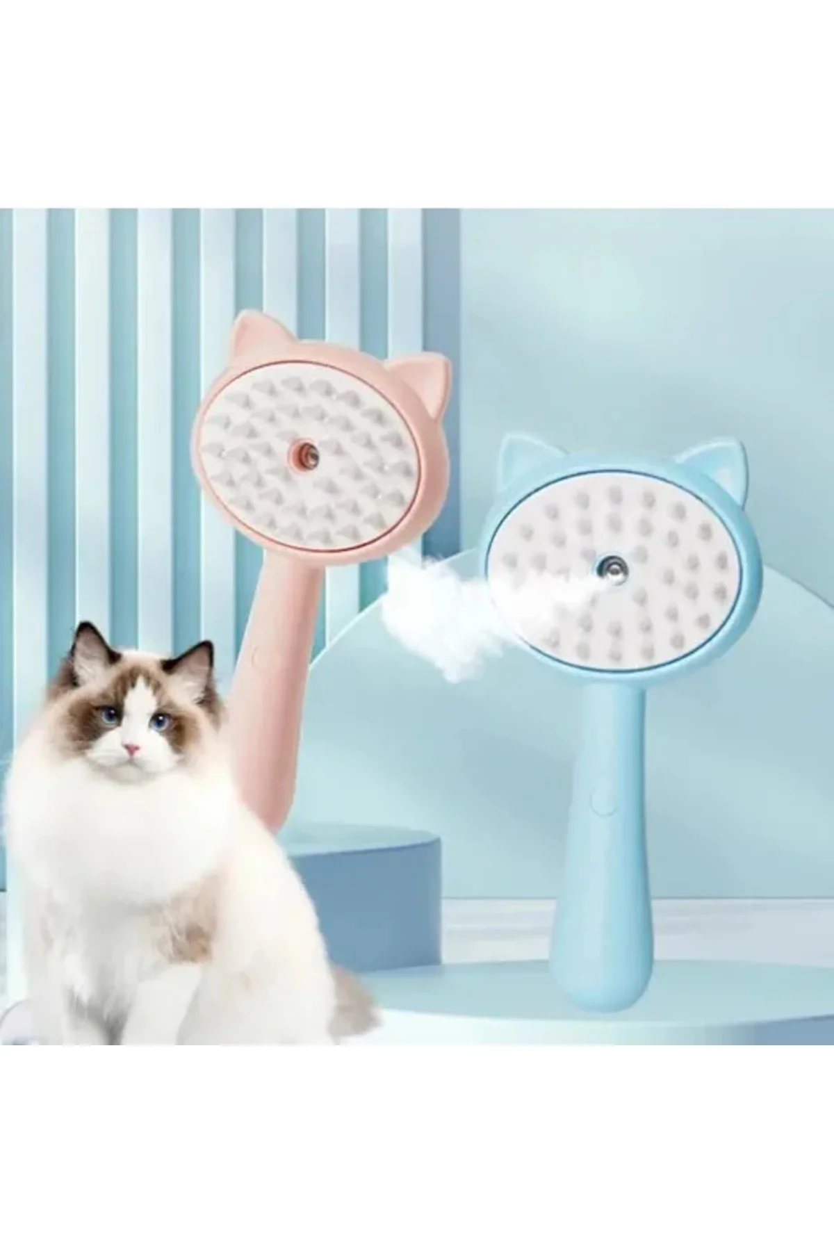 Kedi ve Köpekler İçin Buharlı Masaj Tarağı