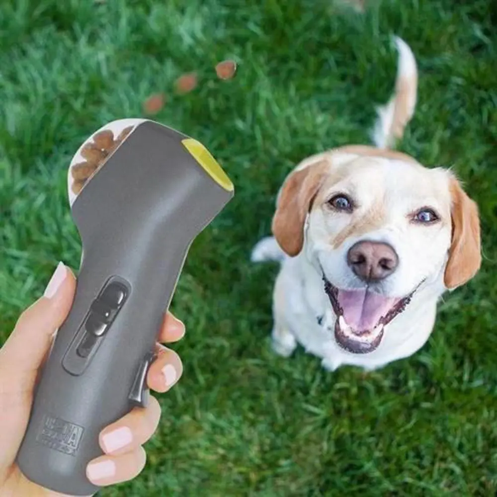Kedi ve Köpekler İçin Hazneli Mama Fırlatma Oyuncağı Yem Atıcı Ap