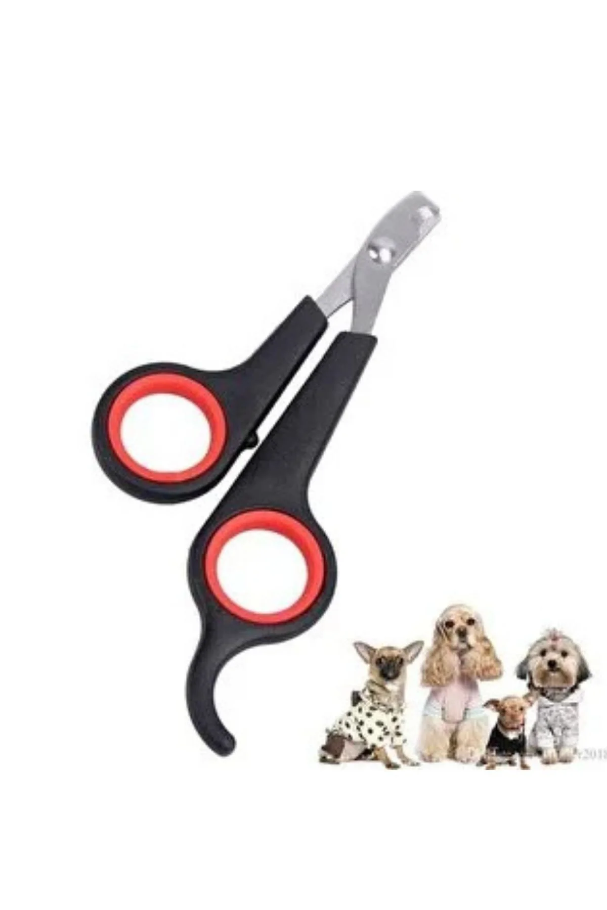 Kedi ve Küçük Irk Köpekler İçin Ergonomik Saplı Tırnak Makası - S
