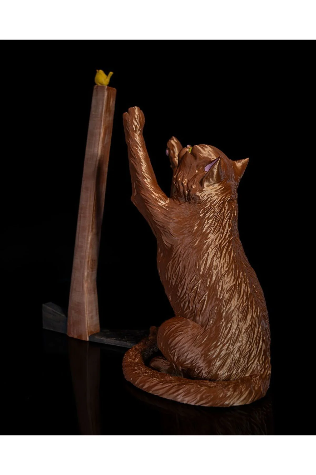 Kedi ve Kuş Temalı Tuvalet Kağıdı Tutacağı Tuvalet Kağıtlık