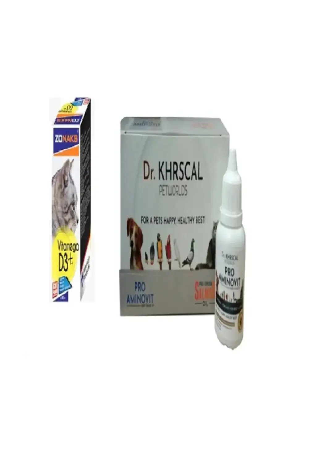 Kedi Vitamin Set (  Kediler İçin Vitamin aminovit + Vitamin D3 ve
