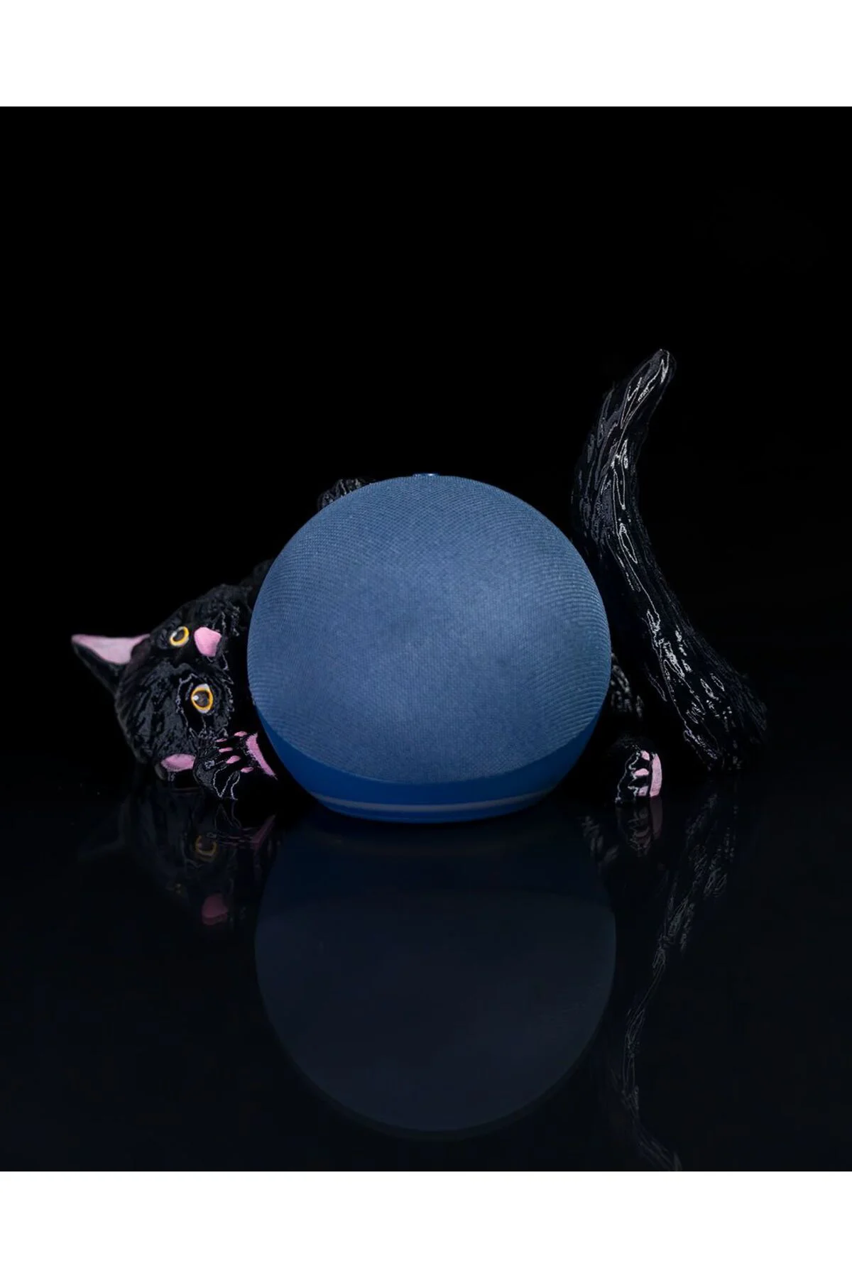 Kedi Yuvarlak Hoparlör Standı Büyük Boy 22CM