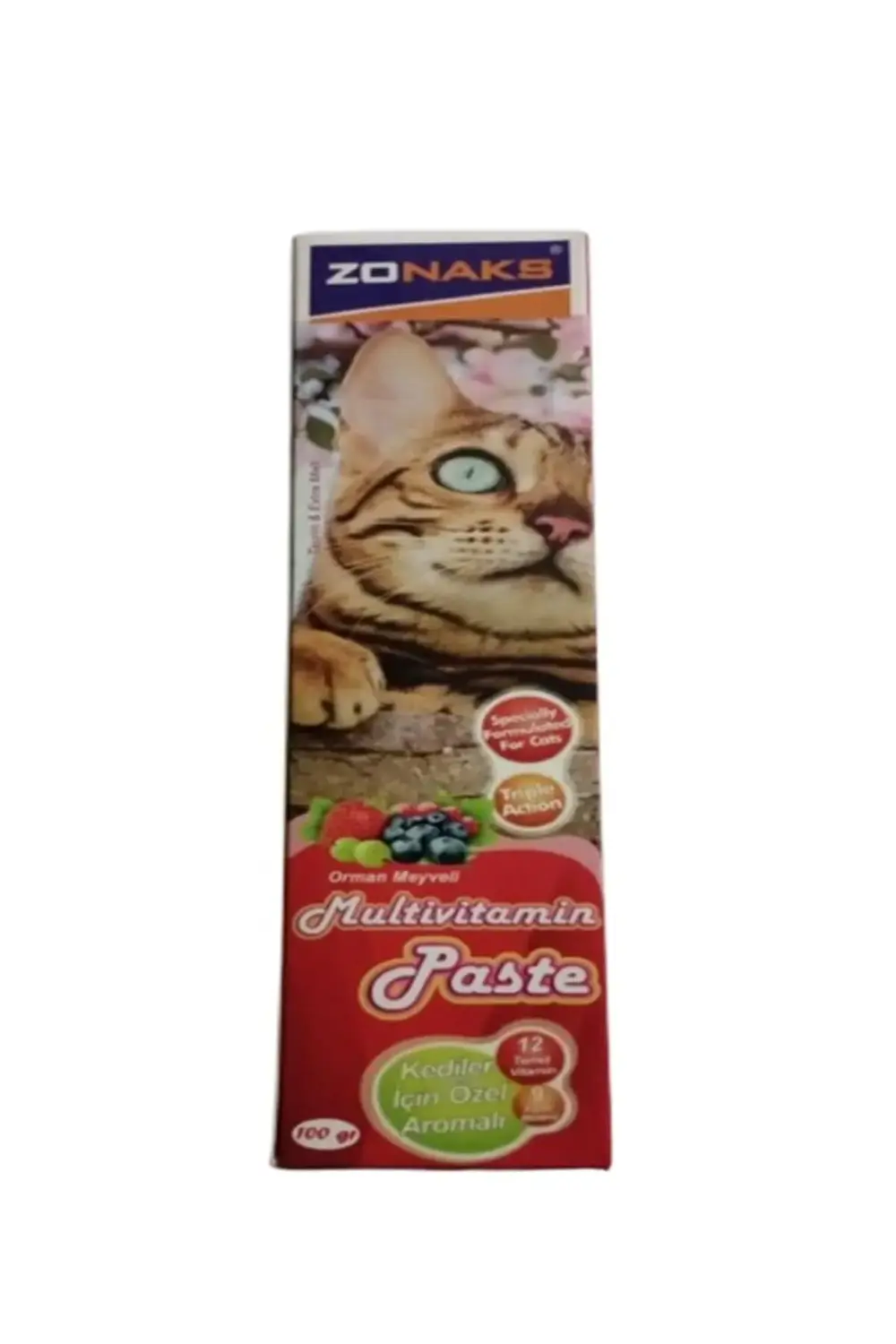 KEDİLER İÇİN ÖZEL AROMALI MULTİVİTAMİN PASTA 12 VİTAMİN - 9 MİNER
