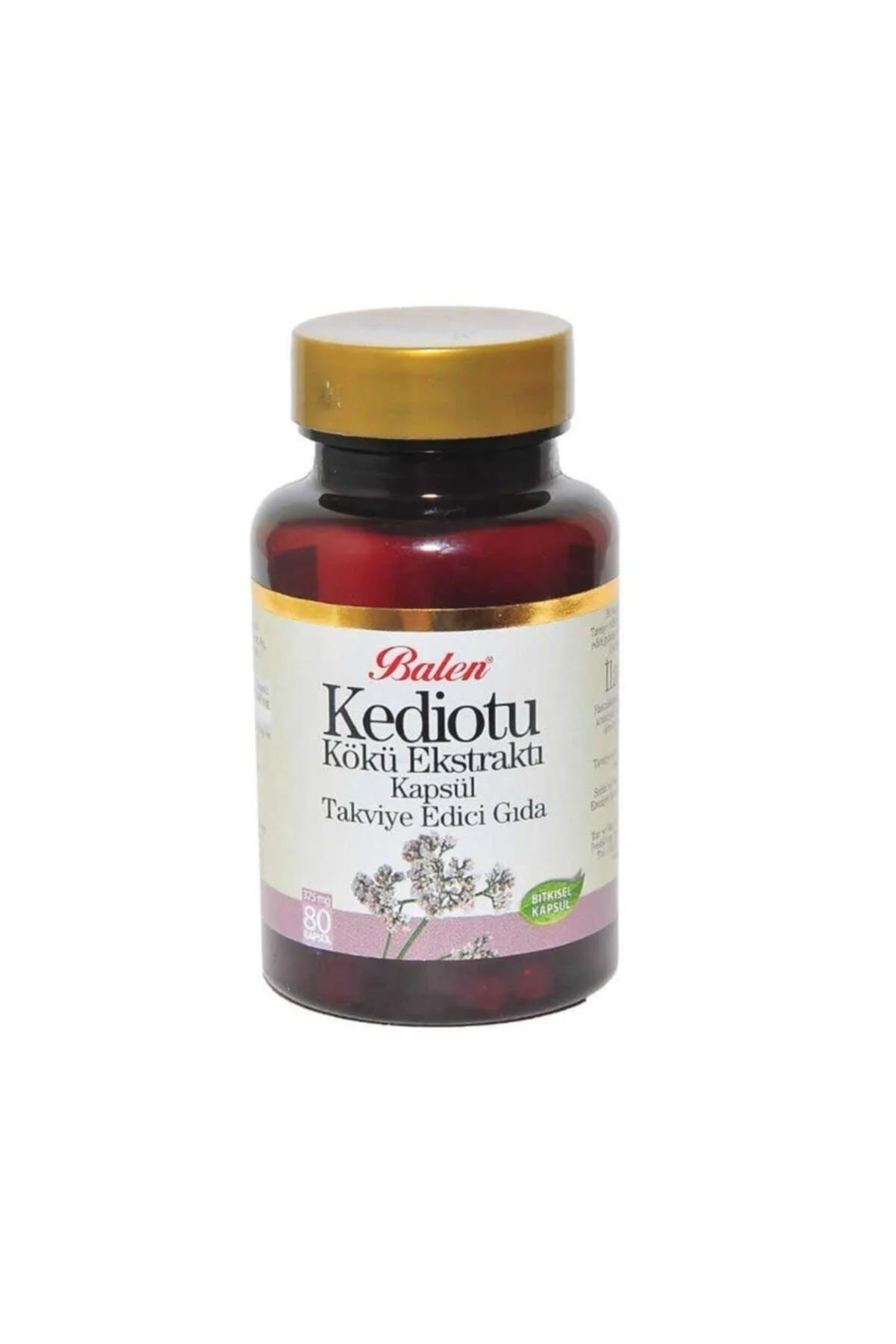 Kediotu Kökü Ekstraktı Kapsül 375 Mg 80 Kapsül