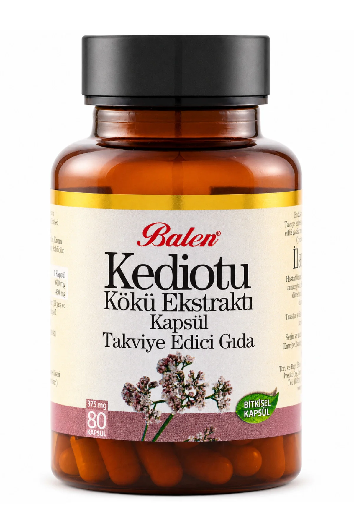 Kediotu Kökü Ekstraktı Kapsül