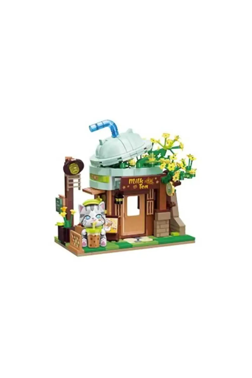 KEEPYYLEY SUTLU ÇAY DÜKKANI 411 PARÇA LEGO KEEPYYLEY SUTLU ÇAY DÜKKANI 411 PARÇA LEGO