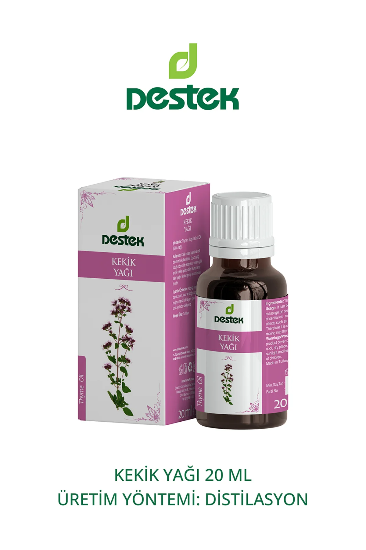 Kekik Yağı 20 ml (KARVAKROL IÇERİR) Fiyatı, Yorumları ve Özellikleri