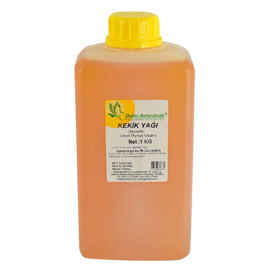 Kekik Yağı (Seyreltik) Pet Bidon 1000 Gr - Doğal ve Saf Kekik Yağı (Seyreltik) Pet Bidon 1000 Gr - Doğal ve Saf