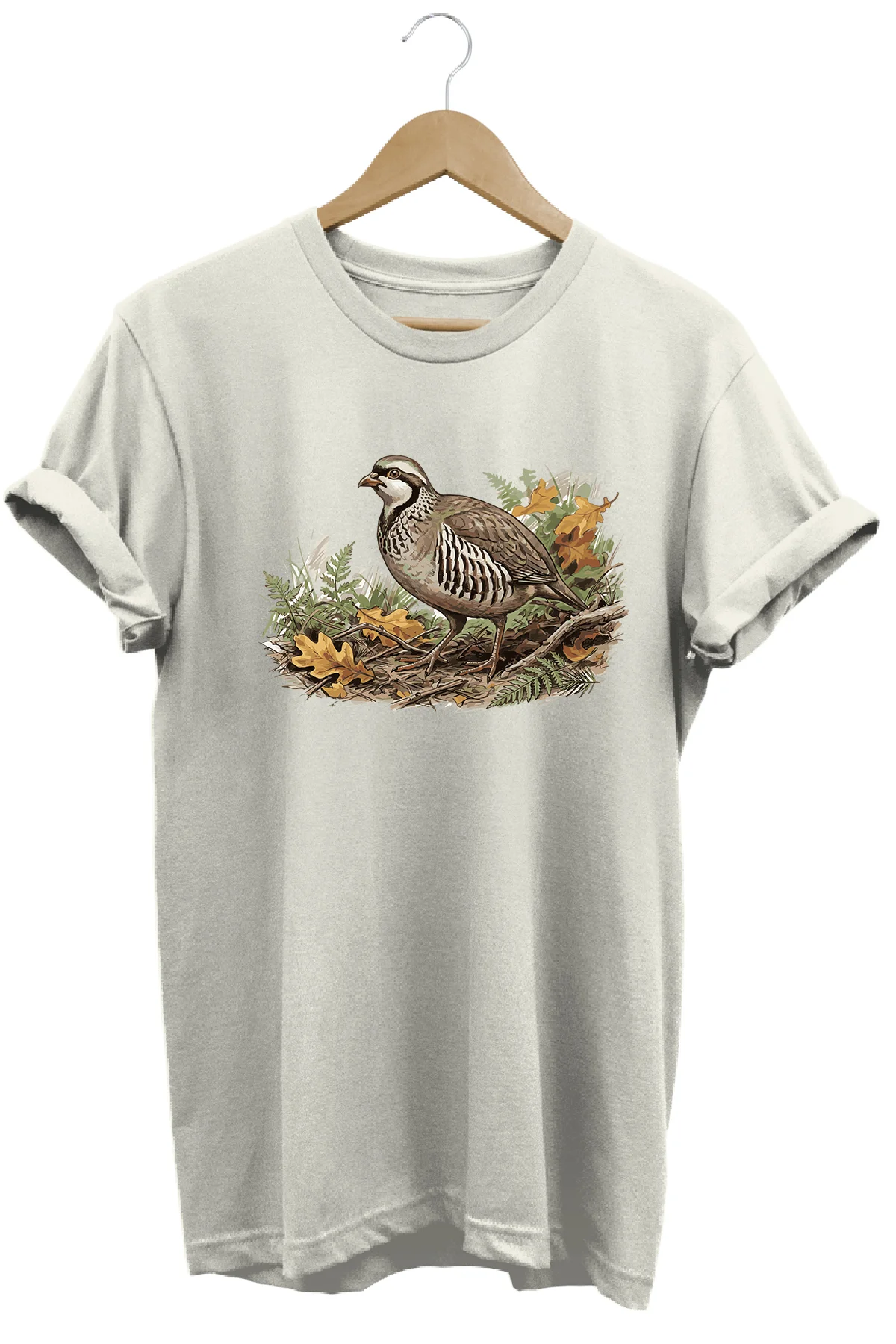 Keklik Baskılı Arazi ve Doğa Tişörtü Outdoor Giyim