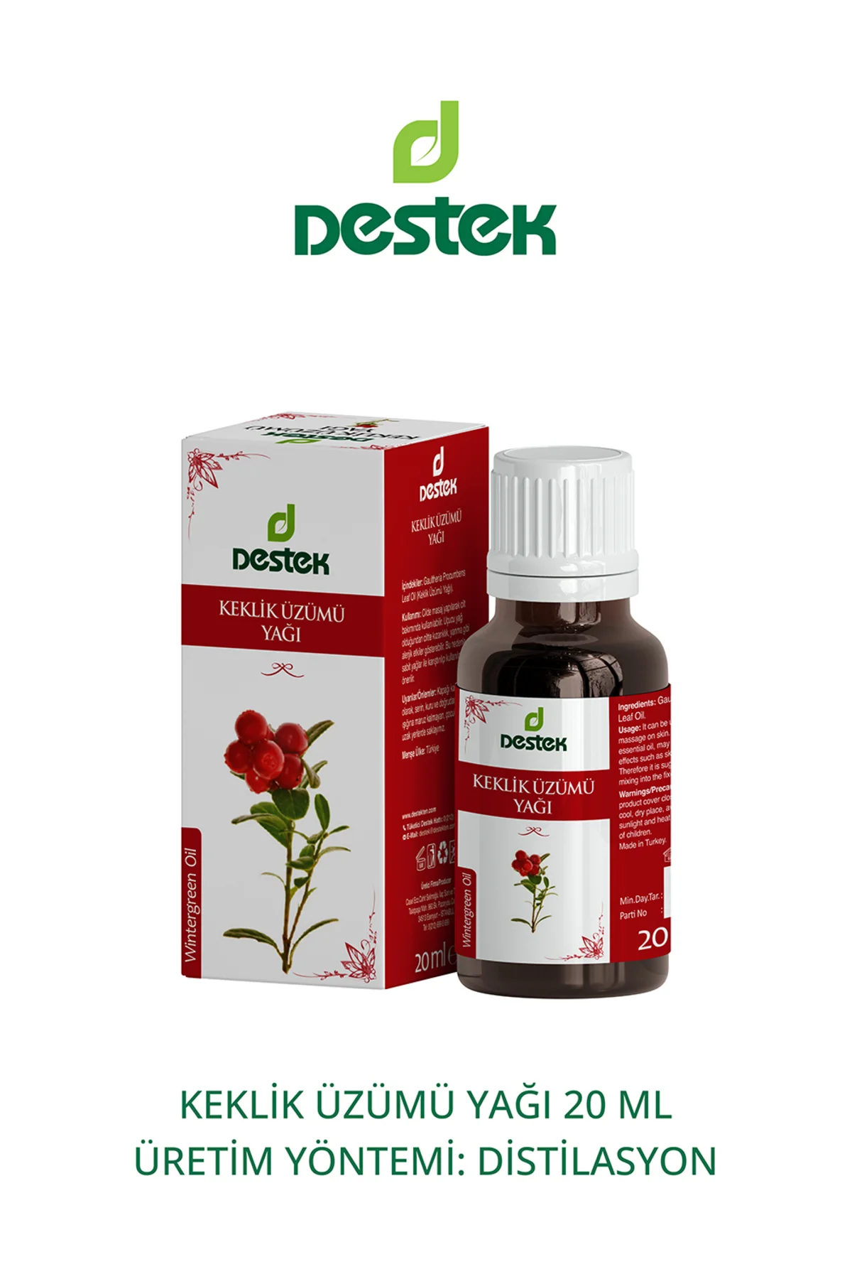 Keklik Üzümü Yağı 20 ml