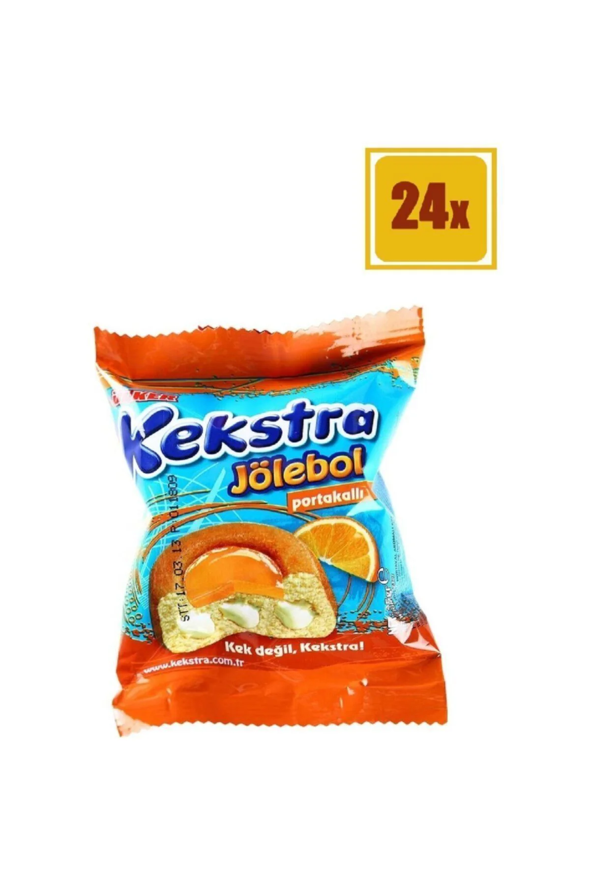 Kekstra Jölebol Kek Portakallı 40gr x 24