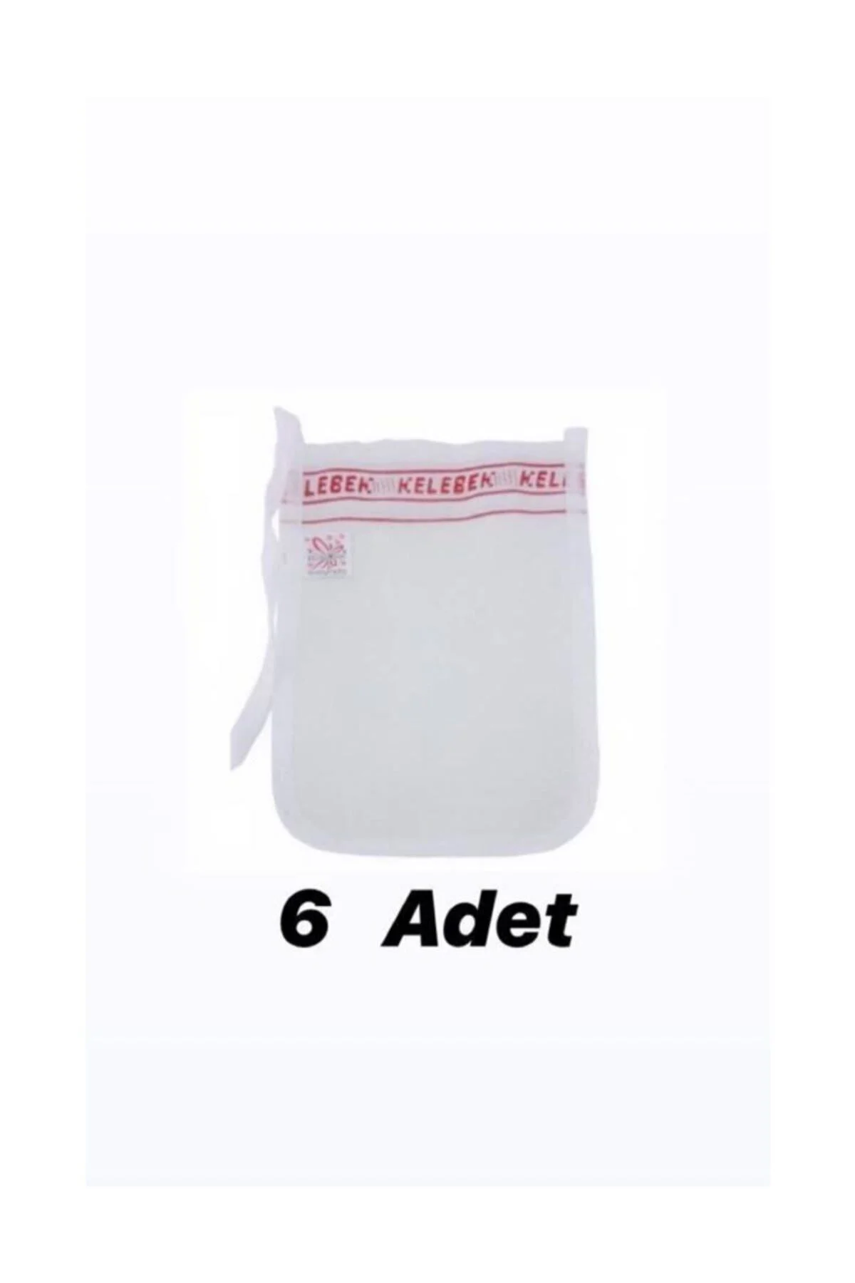 Kelebek Kalın Kese 6'li Sert Hamam Kese Gelin Kesesi