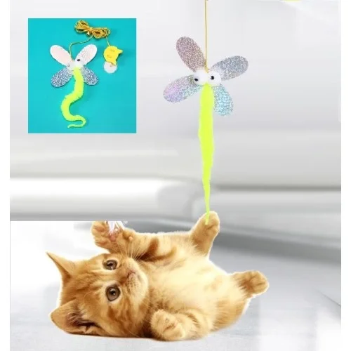 Kelebek Model Elastik Kendinden Yapışkanlı Kedi Oyun Oltası Fiyatı, Yorumları ve Özellikleri