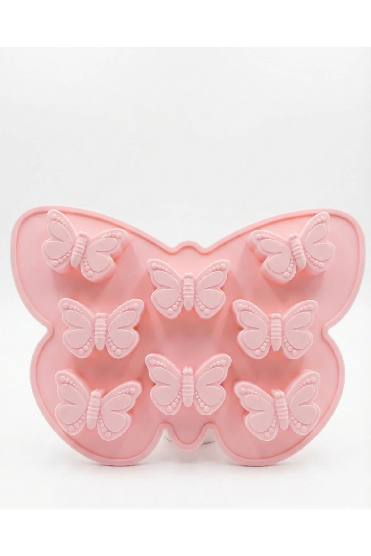 Kelebek Şekilli Pembe Silikon Kalıp