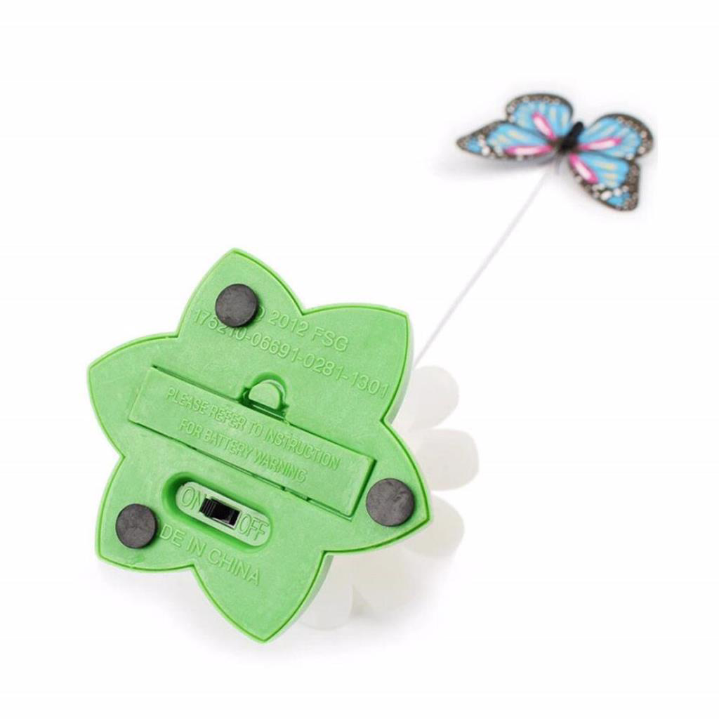 Kelebek Şeklinde Hareketli Dönen Pilli Kedi Oyuncağı