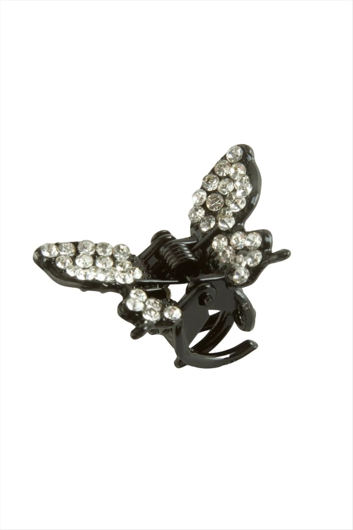 Kelebek Taşlı Minik Metal Mandal Toka 2,5 cm