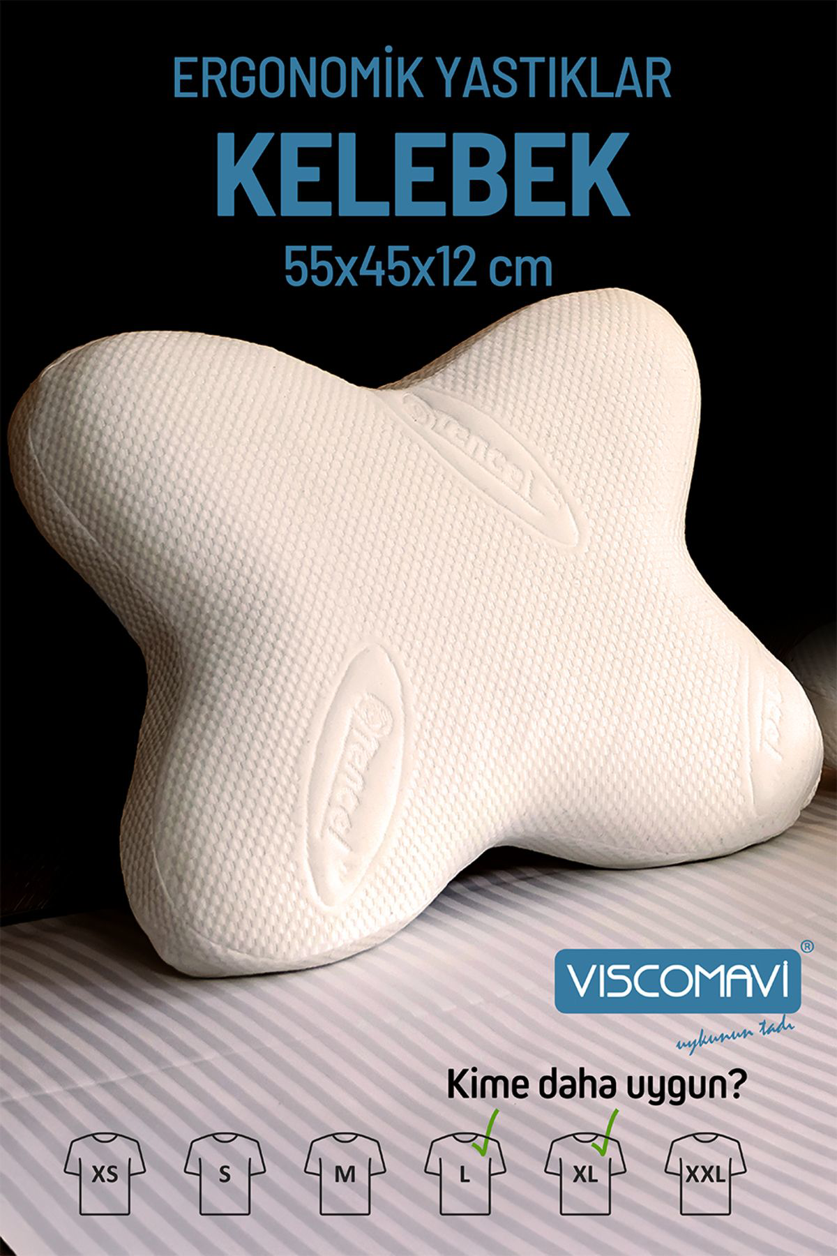 Viscomavi Kelebek Visko Yastik