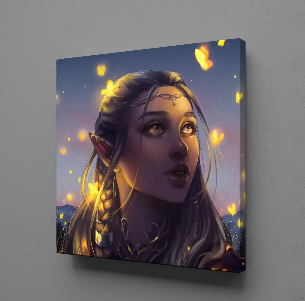 KELEBEKLER KANVAS TABLO