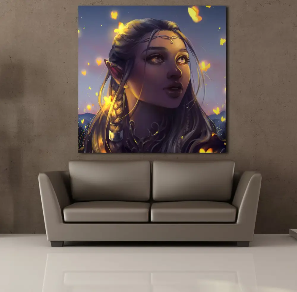 KELEBEKLER KANVAS TABLO