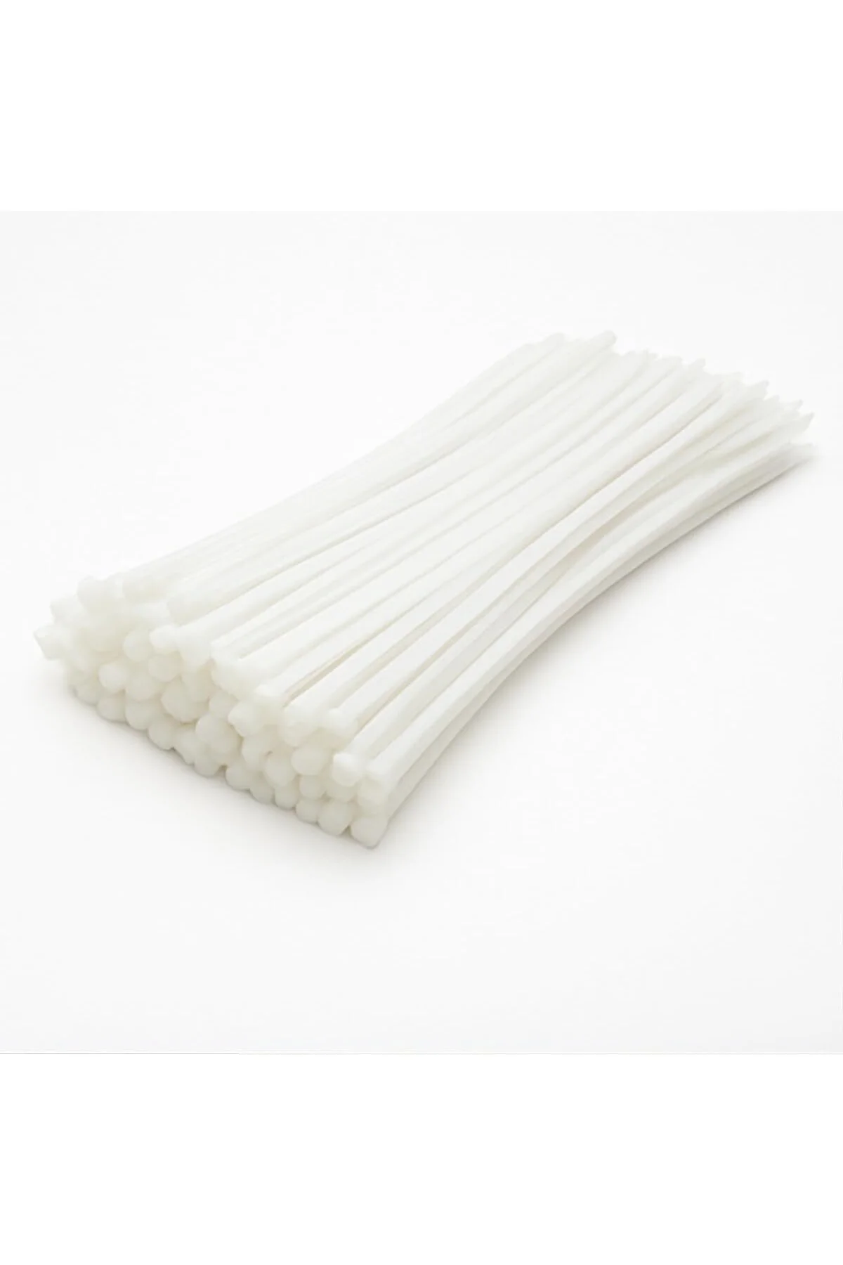 Kelepçe Seti Beyaz 100 Adet 15 cm - Naylon Kablo Bağı 150 mm (3,6