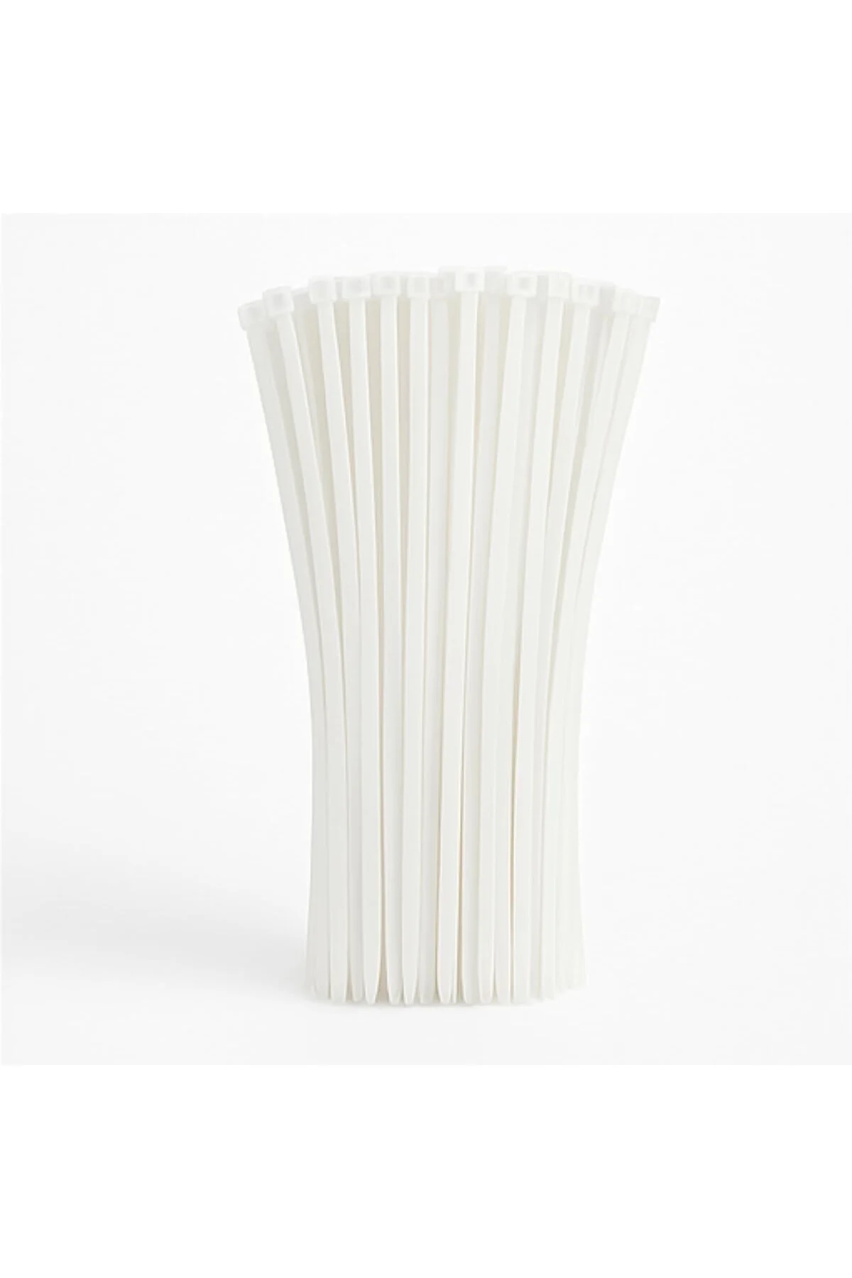 Kelepçe Seti Beyaz 100 Adet 15 cm - Naylon Kablo Bağı 150 mm (3,6