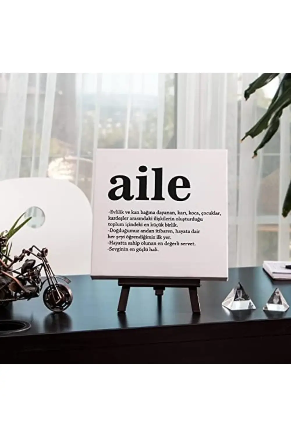 Kelime Anlamlı Kanvas Tablo 890831