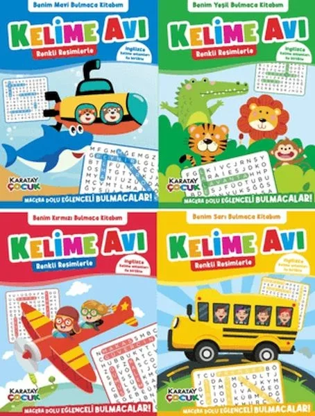 Kelime Avı - Bulmaca Kitabım - 4'lü Seri Fiyatı, Yorumları ve Özellikleri