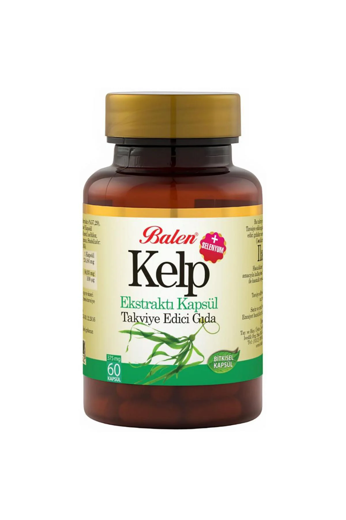 Kelp Ekstraktı + Selenyum 375 Mg 60 Kapsül